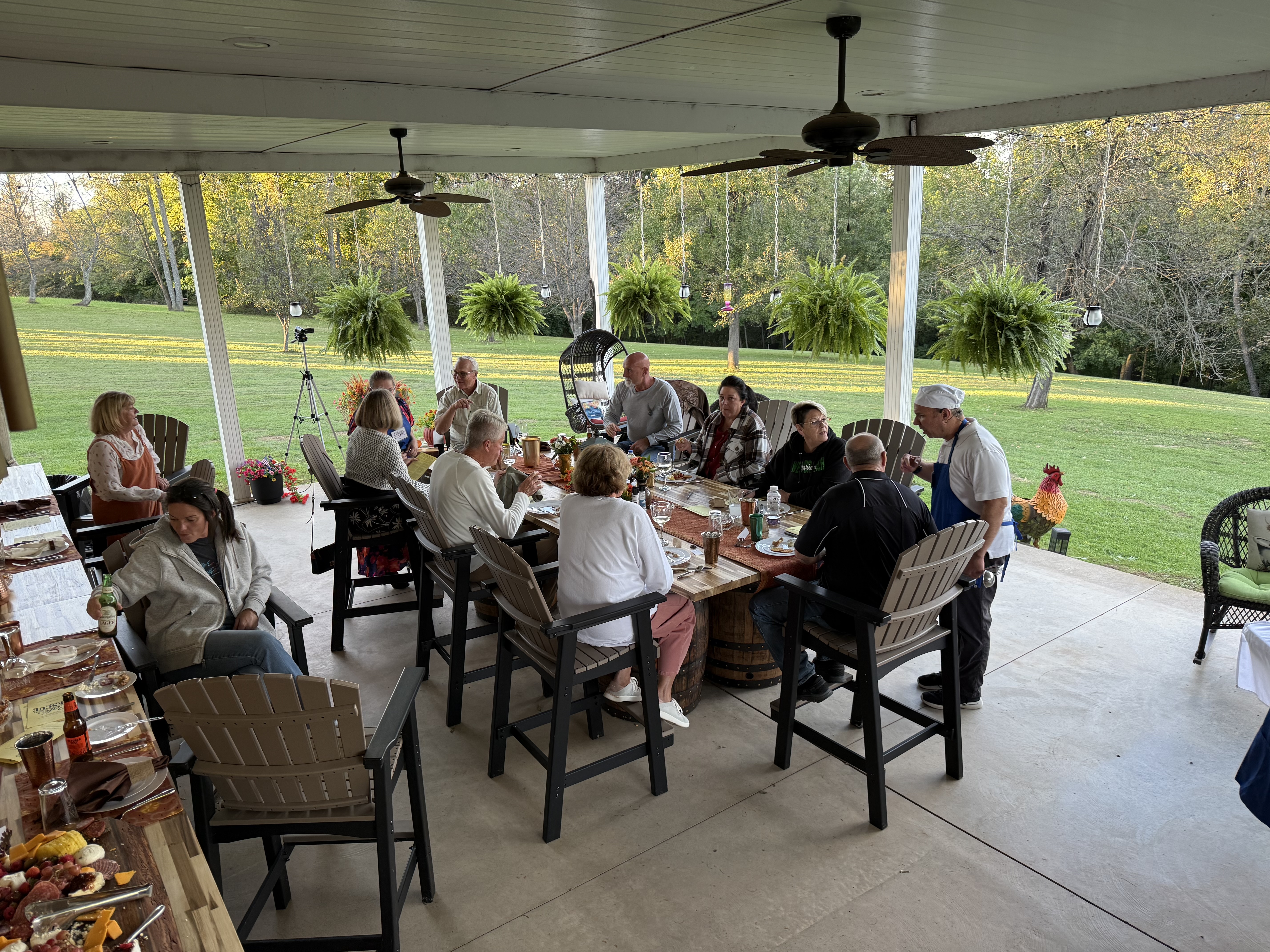 Guests enjoy the Café Rescue performance on September 26, 2026