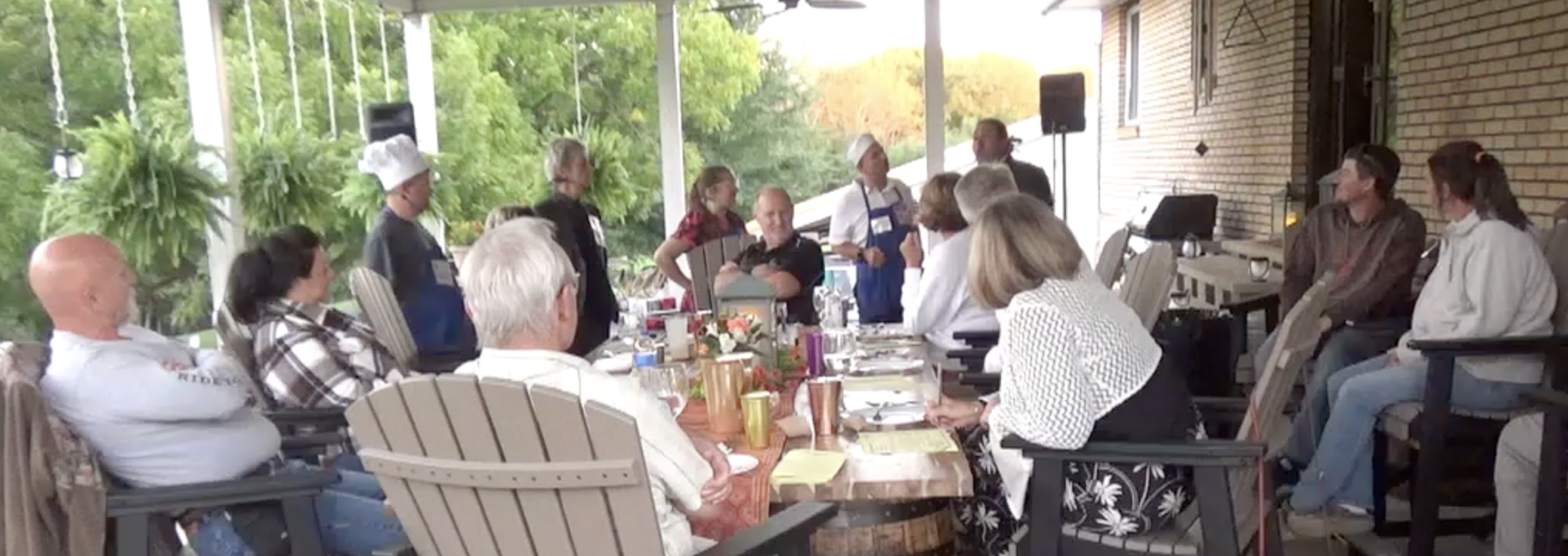 The Café Rescue cast entertains guests on September 26, 2026